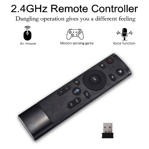 Q5 Air Voice Control Fly Air Mouse for Gyro Sensing Game, 2.4GHz Wireless Microphone Remote Q5 Air Voice Control Fly Air Mouse for Gyro Sensing Game, 2.4GHz Wireless Microphone Remote